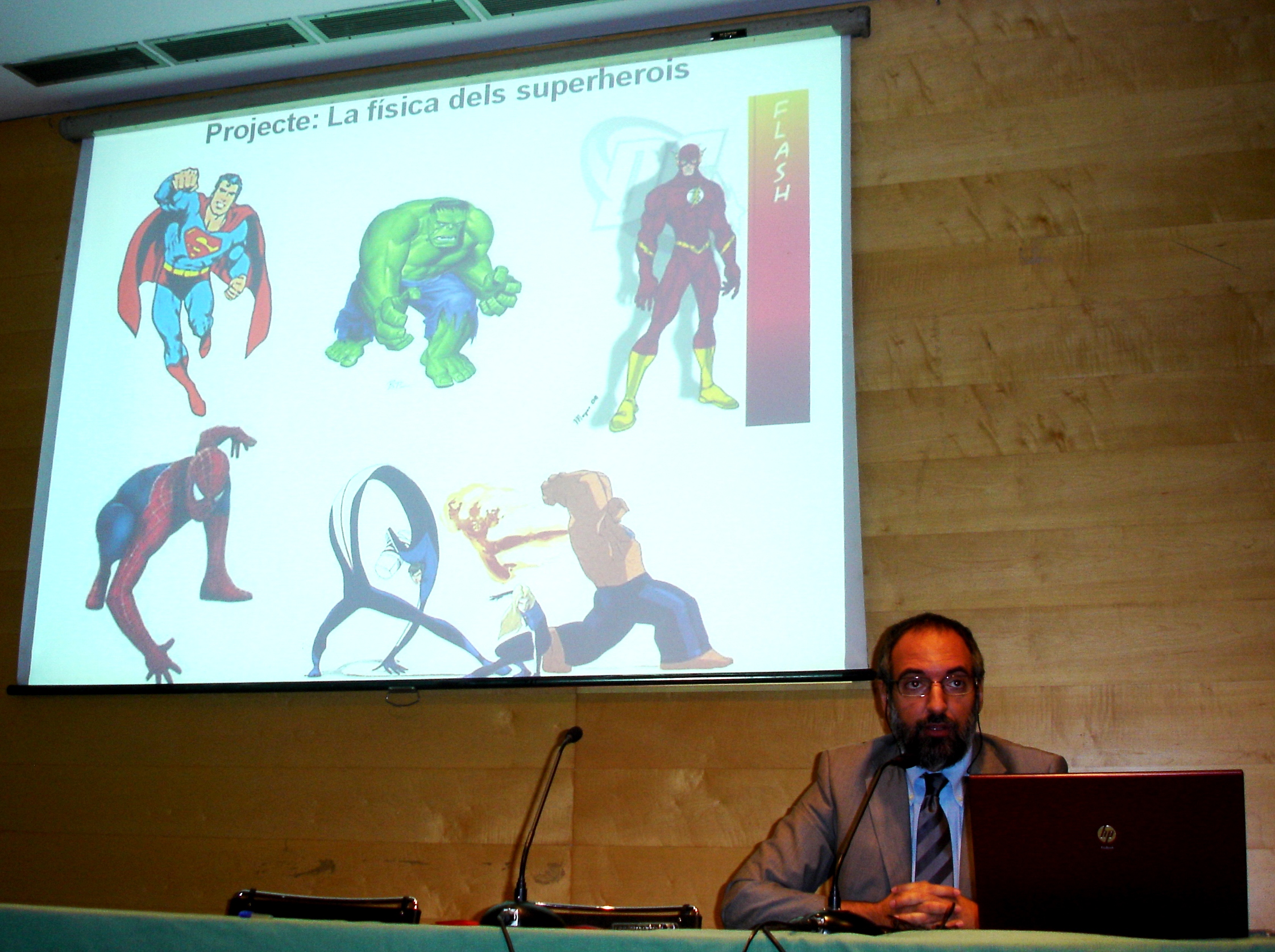 CCT-2011-04-14-Conferència: Ciència i superherois (solo audio)